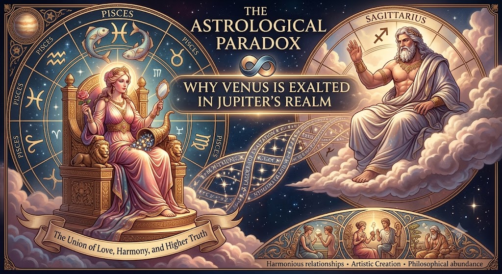 The Astrological Paradox: Why Venus is Exalted in Jupiter’s Realm